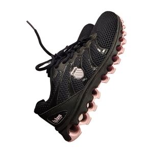 K-Swiss Black and Pink Athletic Shoes